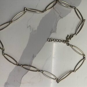 Elegant Silver Chain Necklace